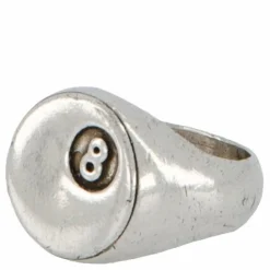 8 Ball Ring Silver