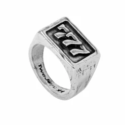 777 Ring Silver