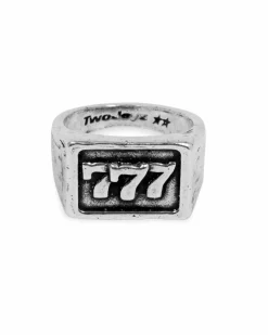 777 Ring Silver