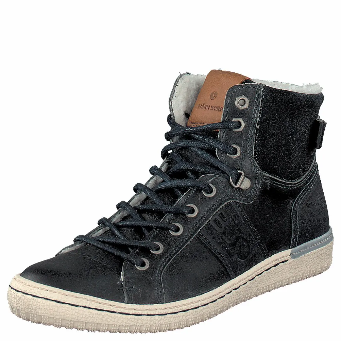 Alec Mid Fur Navy