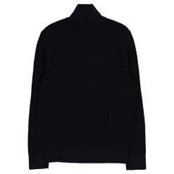 Alex Half Zip Knitted Sweater Black