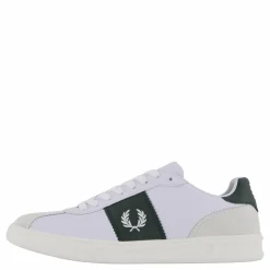 B4 Leather Suede White