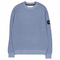 Badge Easy Sweater Cff-faded Denim