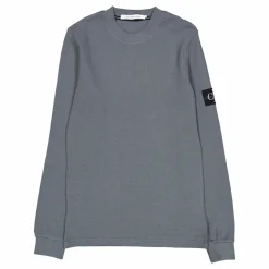 Badge Waffle Ls Tee Psl-endless Grey