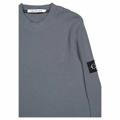 Badge Waffle Ls Tee Psl-endless Grey