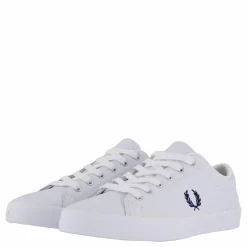 Baseline Leather White/navy