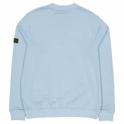 B.intl Outline Badge Crew Concrete Blue
