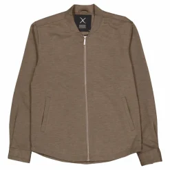 Brendon Jersey Jacket Dark Khaki