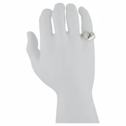 Broken Heart Ring Silver
