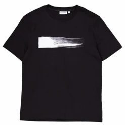 Brush Logo T-shirt Beh-ck Black