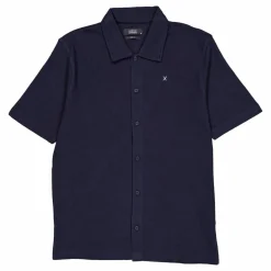 Calton Structured Shirt S/s Dark Navy