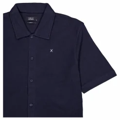 Calton Structured Shirt S/s Dark Navy