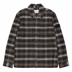 Calvin Klein Flannel Overcheck Overshirt Beh