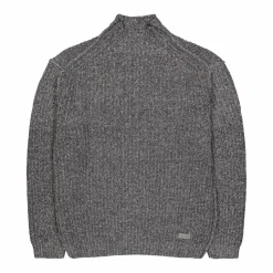 Calvin Klein Half Cardigan Mock Neck Sweat Beh