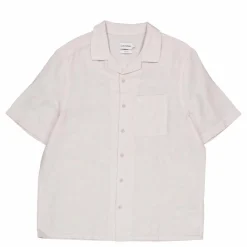 Calvin Klein Linen Cotton Cuban S/s Shirt Ace