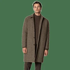 Carlos Check Coat Dark Khaki/deep Green Check