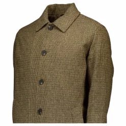 Carlos Check Coat Dark Khaki/deep Green Check