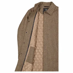 Carlos Check Coat Dark Khaki/deep Green Check