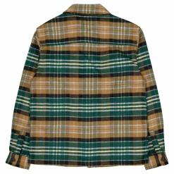 Check Flannel Overshirt X351 Argyle Teal/ Heritage Tau