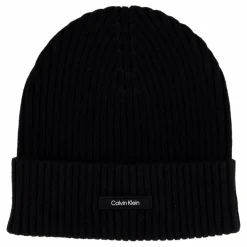 Classic Cotton Rib Beanie Beh Ck Black