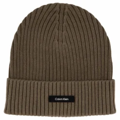Classic Cotton Rib Beanie Pav Brindle