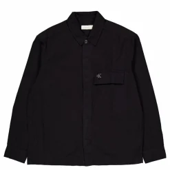 Clean Cotton Overshirt Black