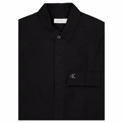 Clean Cotton Overshirt Black
