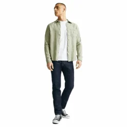 Clean Linen Slim Shirt Vetiver