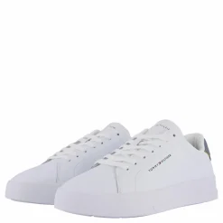 Contrast Heel Court Trainers