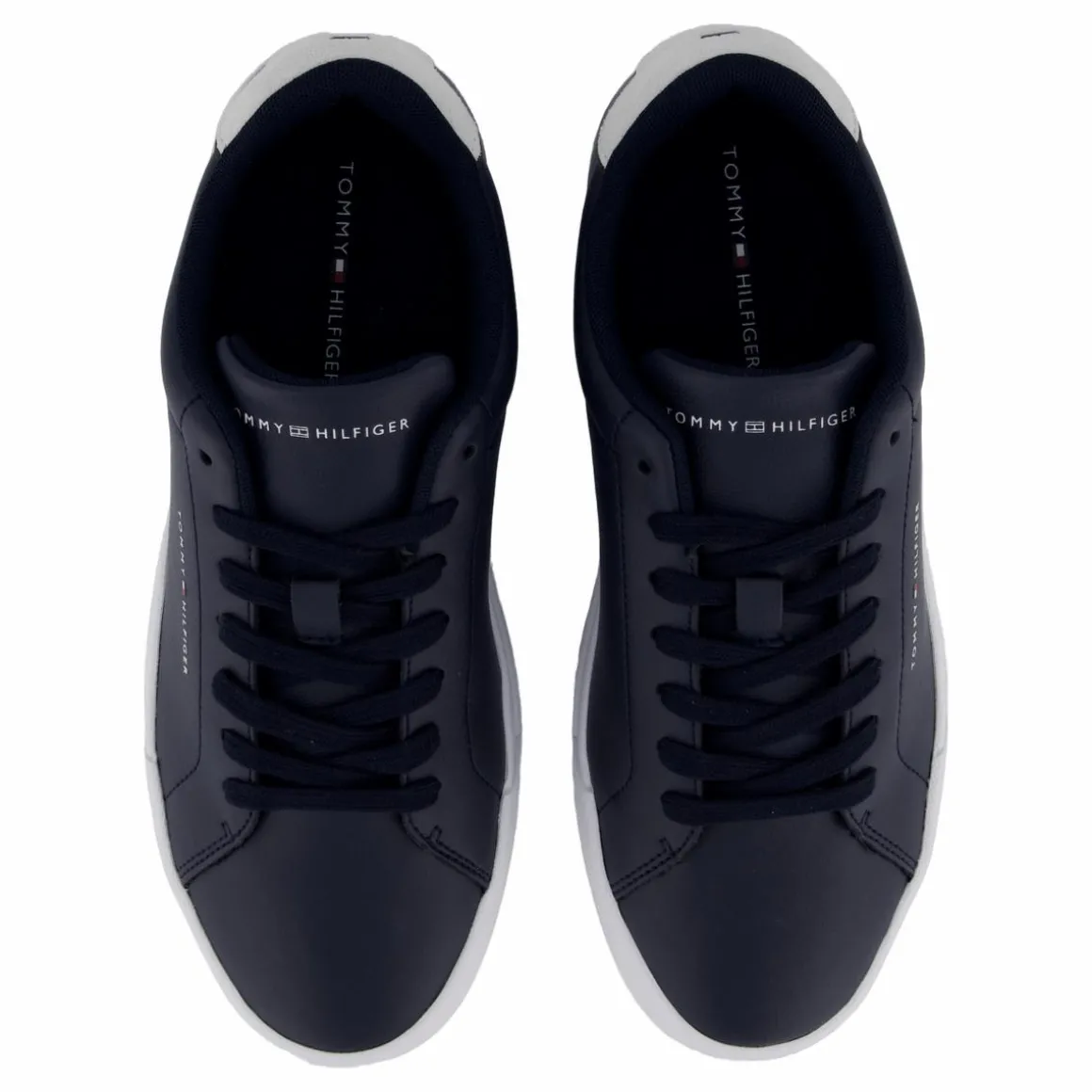 Contrast Heel Court Trainers