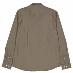 Cotton / Linen Shirt L/s Dusty Green