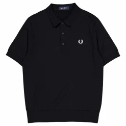 Cotton Knitted Shirt Black