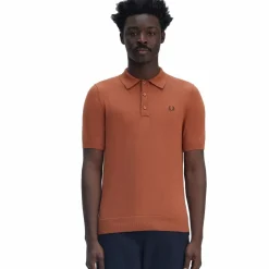 Cotton Knitted Shirt Cinnamon