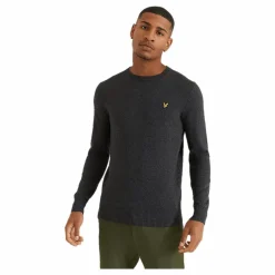 Cotton Merino Crew Jumper Marl