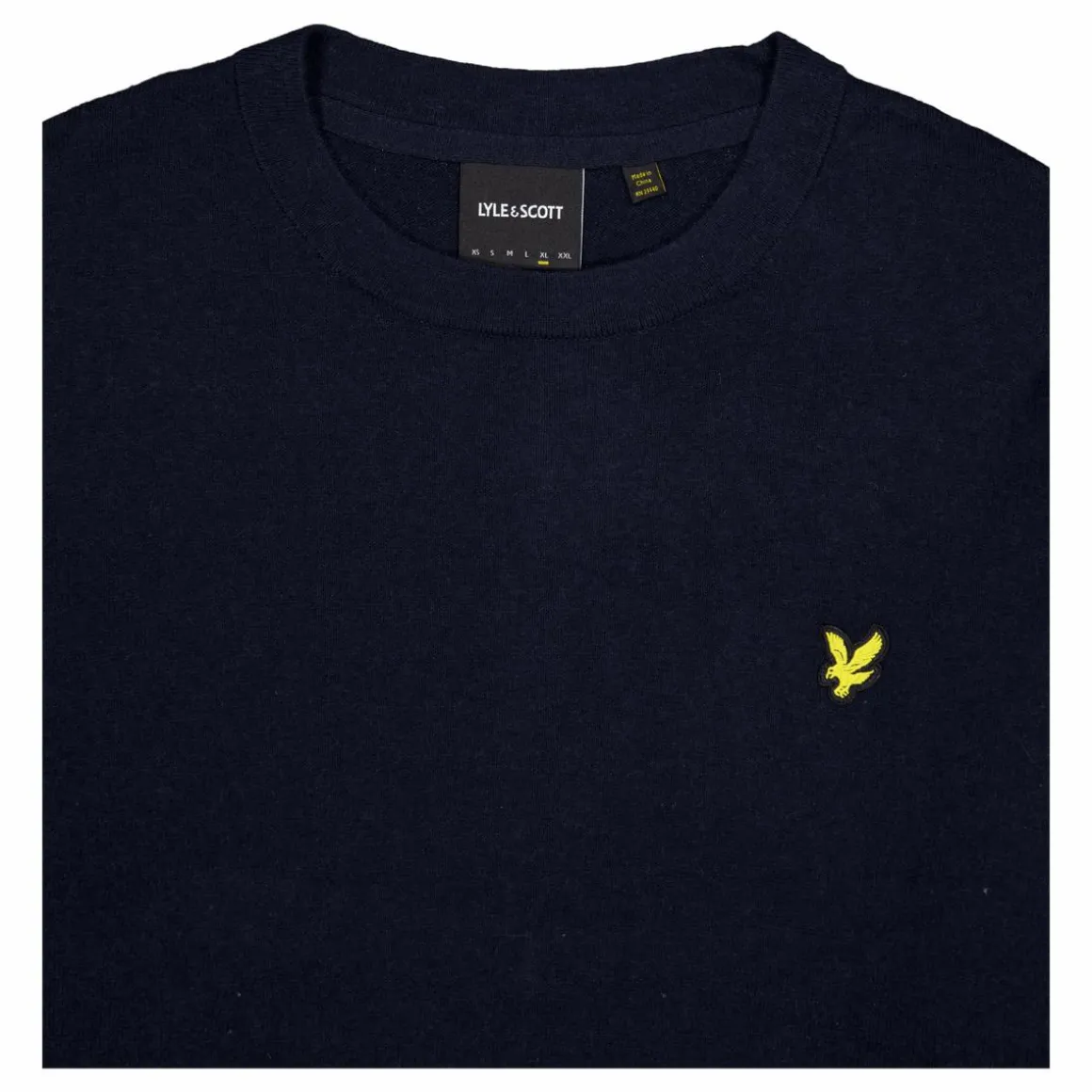 Cotton Merino Crew Neck Jumper Z271 Dark Navy