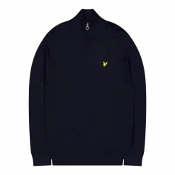 Cotton Merino Quarter Zip Jump Z271 Dark