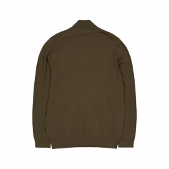 Cotton Merino Quarter Zip Jump W485