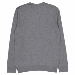 Cotton Silk Blend Cn Sweater Grey