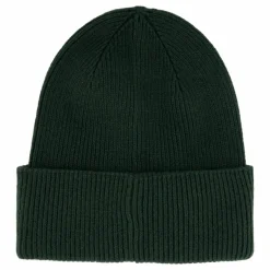 Cotton/wool Fine Rib Beanie M14 Midnight Forest