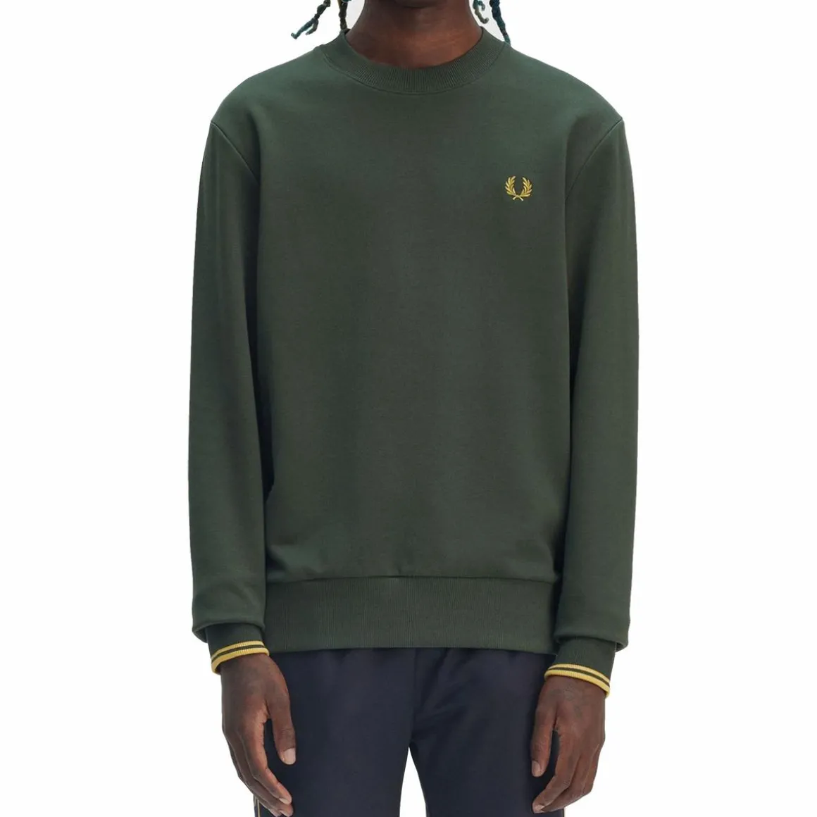 Crew Neck Sweatshirt Court Green