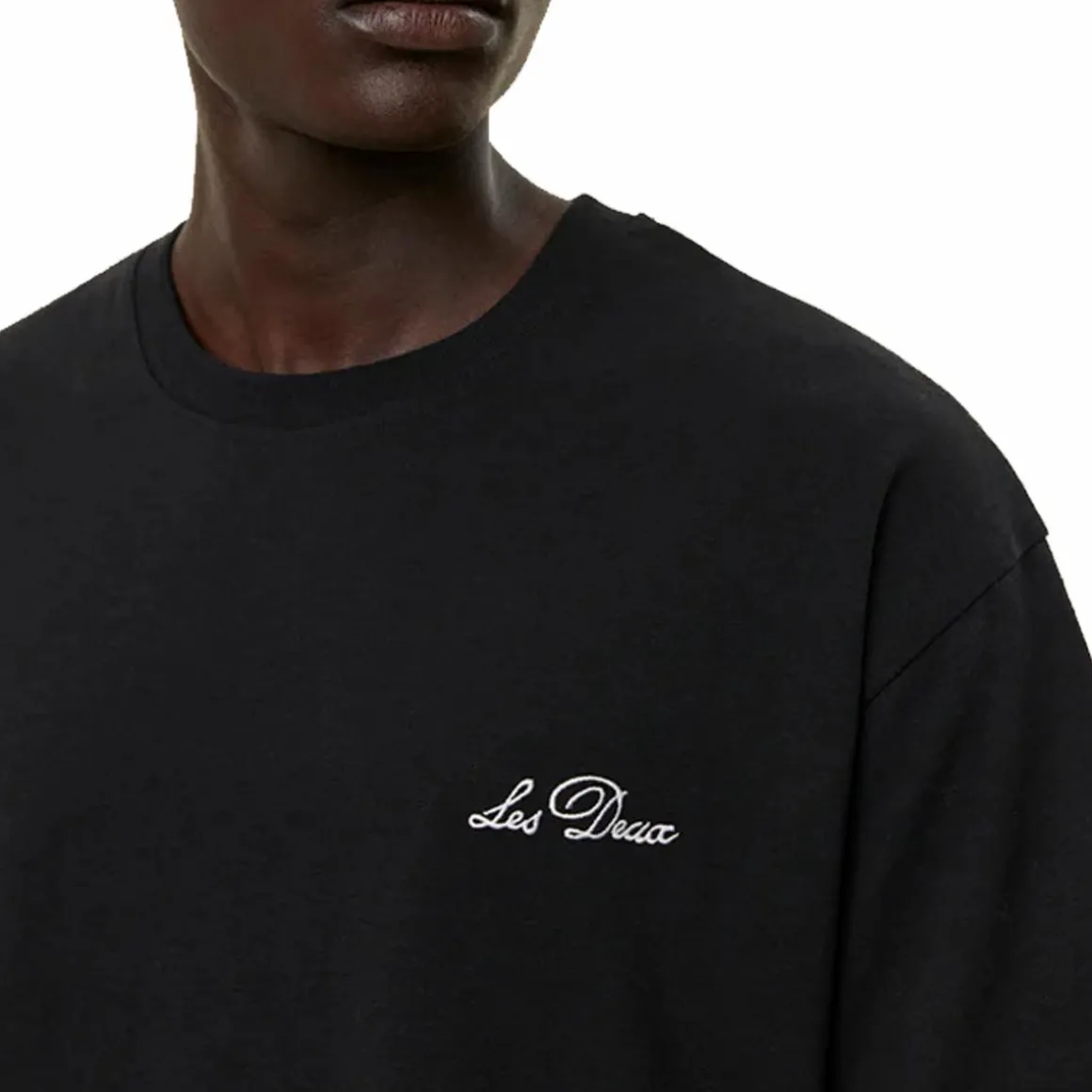 Crew T-shirt Black/white