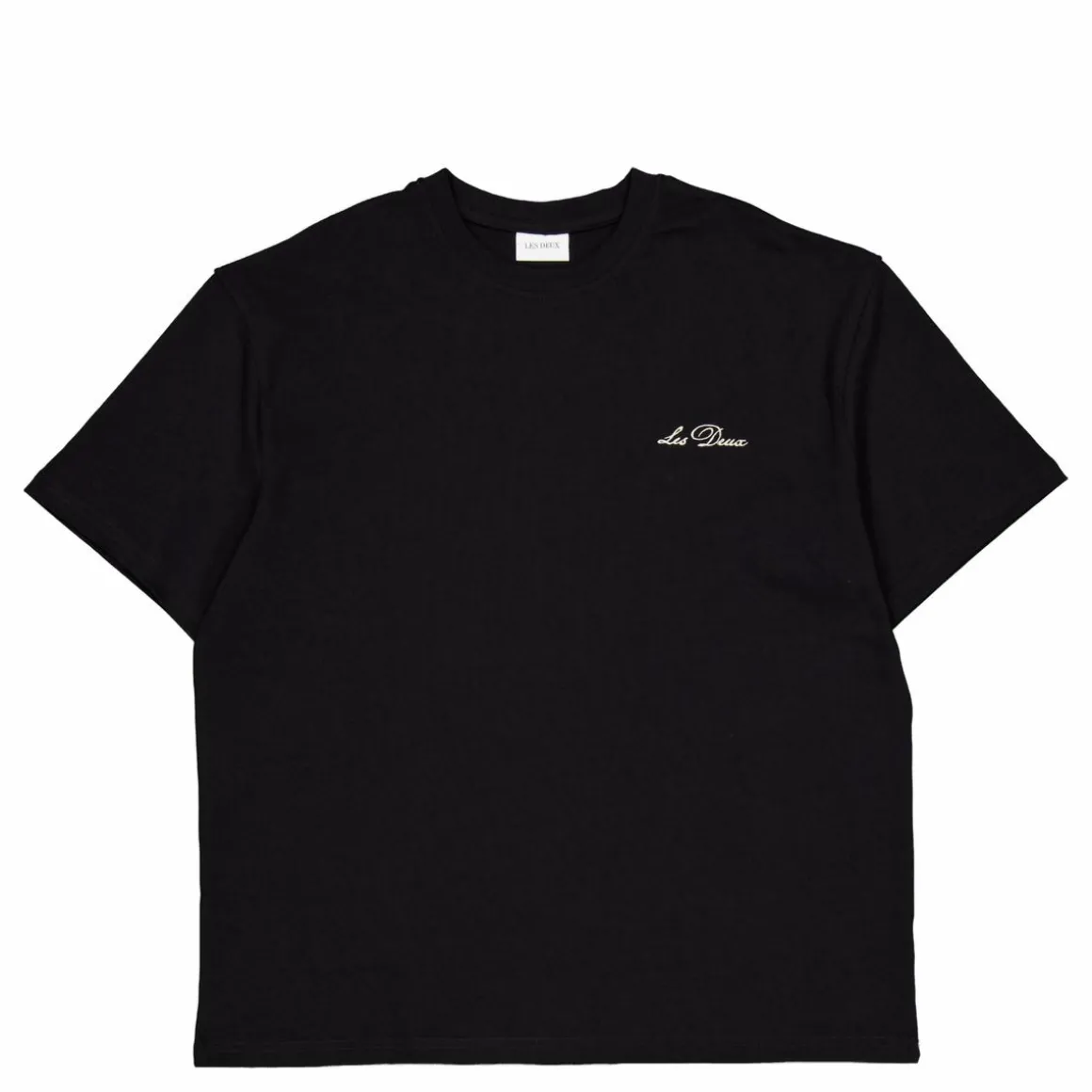 Crew T-shirt Black/white