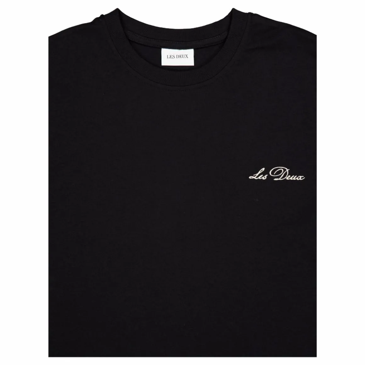 Crew T-shirt Black/white