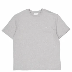Crew T-shirt Grey Melange/white