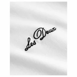 Crew T-shirt White/black