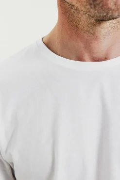 Crew-neck Lightweight Cotton 2-pack White
