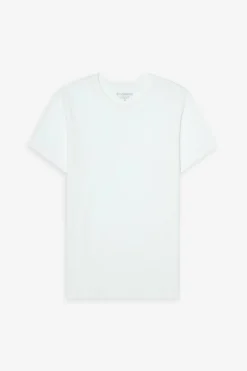 Crew-neck Lightweight Cotton 2-pack White