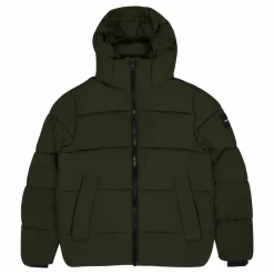Crinkle Nylon Puffer Jacket
