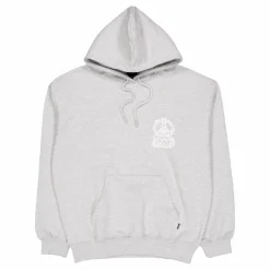Damien Hoodie At3 Grey Melange Small Dd Peac