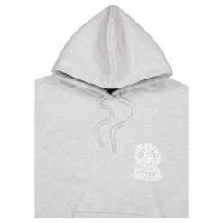 Damien Hoodie At3 Grey Melange Small Dd Peac